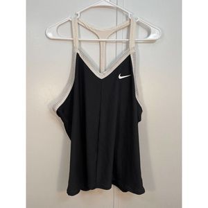 Nike Dri Fit Running Tennis Volleyball Workout Tank XL Black and White